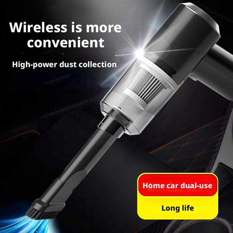 Handheld Car Vacuum Cleaner, 4000Pa Vacuum Cleaner and Air Duster,Powerful Suction Small Mini Dusts Buster with USB Portable Vacuums Cleaners,Multi-Nozzles for Car, Home, Office, Pet - Image 2